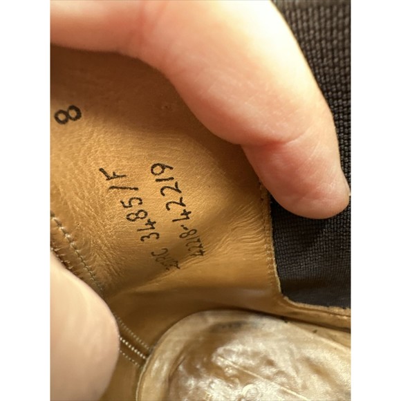 Suede Brown Godrey D Chelsea Boots Size 8 Mens Joseph Cheaney Vibram England - Picture 8 of 12